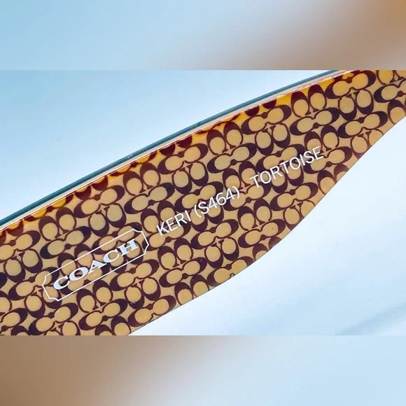 Coach Keri S464 Tortoise Oval Sunglasses Frames Only - Picture 7 of 8